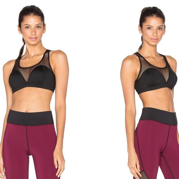 NWT MICHI  Sports Bra Blue and black size L - Picture 3 of 10